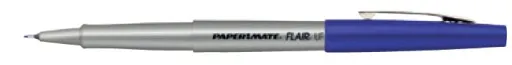 Marcadores Permanentes Paper Mate Flair Ultra Fino Azul