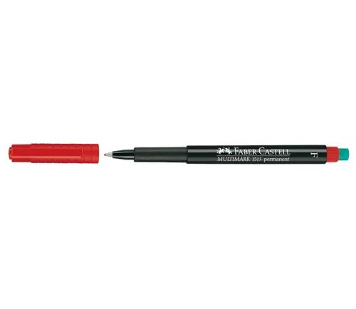 Marcador Permanente OHP 0,6 mm Vermelho – Faber-Castell