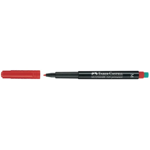 Marcador Permanente Faber-Castell OHP 1 mm Vermelho – Faber-Castell