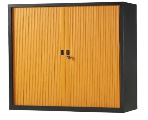 Armário Persiana Preto/Cerejeira 1150x1200x420 mm