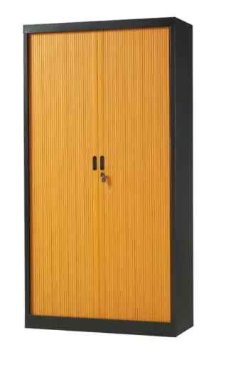 Armário Persiana Preto/Cerejeira 1950x1000x420 mm 