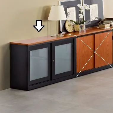 Armário de Escritório com Portas de Correr 1530x800x430 mm - Best
