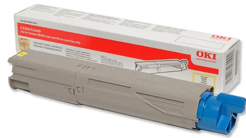 Toner OKI Compatível Amarelo 43459433 (3300/3400)