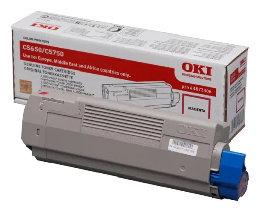 Toner Compatível OKI Magenta 43872306 (5650/5750)