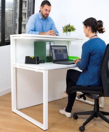 Balcão de Receção 800x800x1100mm – Kclose
