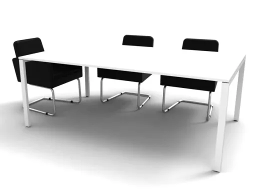 Mesa de Reunião 2000x1000x740 mm em Melamina - Kuatru