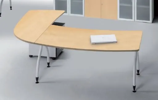 Secretária de Escritório Integrada em L 2250x1700x740mm – Weng