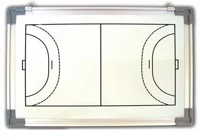 Bi-Office Quadro Branco Tático Magnético Futsal 45x60 cm Porcelana