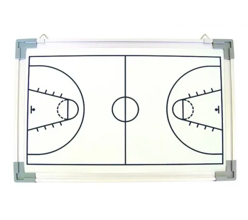 bi Office Quadro Branco Tático Magnético 60x90 cm - Basquete / Porcelana