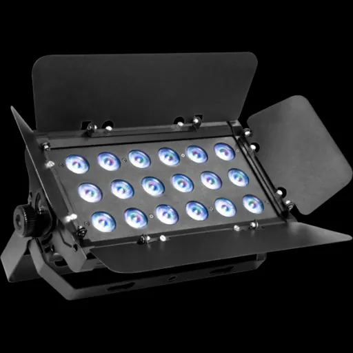 Matriz LED Quadro 18 Tri – 18x3W RGB de Alta Precisão