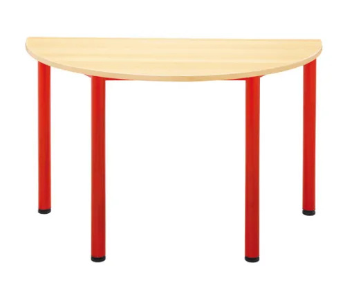 Mesa Escolar 1300x650x750mm Meia Lua 3º Ciclo
