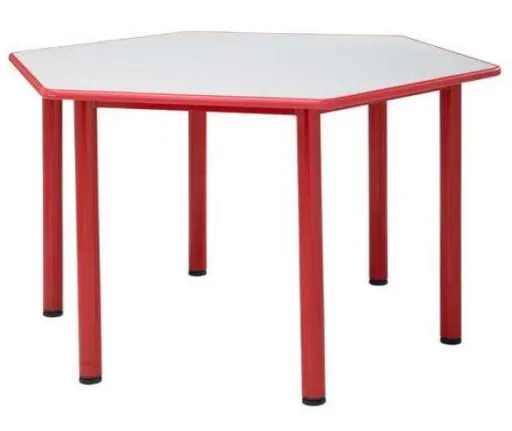 Mesa Escolar 1200x750mm Hexagonal 3º Ciclo