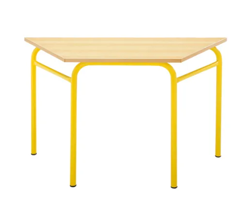 Mesa Escolar Trapezoidal 1200x600x750mm 3º Ciclo