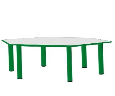 Mesa Infantário 1100x410mm Hexagonal 2 Anos