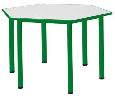 Mesa Escolar 1000x750mm Hexagonal 3º Ciclo
