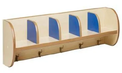 Cabide C/ Divisórias 1200x250x250mm 5 Ganchos