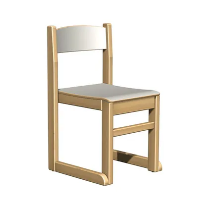Cadeira Escolar 40x40x45cm Madeira –  Nautilus