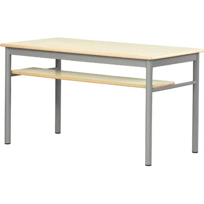 Mesa Escolar Dupla com Subtampo 120x60x61 cm 6/7 Anos