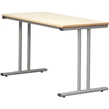 Secretária Escolar de Computador Dupla 1400x800x740mm FI15NT – 10+ Anos