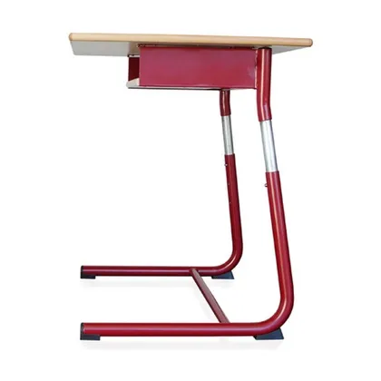 Mesa Escolar Individual Regulável 75x60x61-74 cm 6/10+ Anos