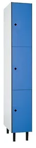 Cacifo Fenólico Simples com 3 Portas (1800x500x300mm)