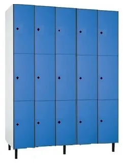 Cacifos Fenólicos Quíntuplos com 15 Portas (1800x2500x300mm)