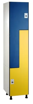 Cacifo Fenólico Simples em Z com 2 Portas (1900x400x500mm)