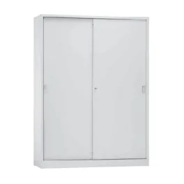 Armário de Escritório com Portas de Correr 1540x1200x420mm Cinza - Ind