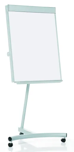 Bi Office - Quadro Branco Tripé 70x100 cm Flip Chart com Rodas Vanguard II