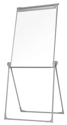 Bi Office - Quadro Branco Tripé 70x100 cm Flip Chart Premiere Cinza