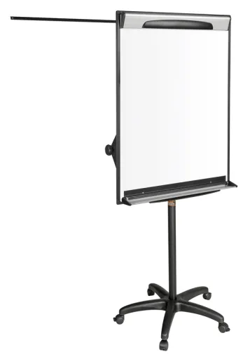 Bi-Office – Quadro Preto Tripé Flip Chart com Rodas Design 70x100 cm