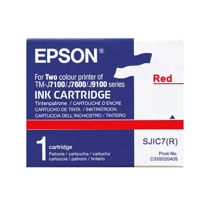 Tinteiro Epson Vermelho SJIC7(R) - Consumível Original
