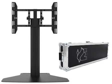 Suportes Tv / Televisão 32 - 55" M Public Display 110 Tilt Flightcase C/ Mala de Transporte Preto Multibrackets