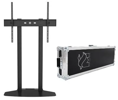 Suportes Tv / Televisão 70 - 110" M Public Display Base Dual 180 Flightcase C/ Mala de Transporte Preto Multibrackets