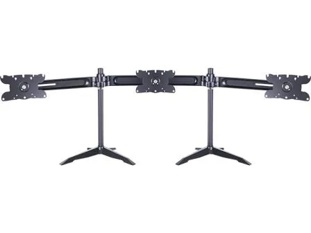 Suportes Monitor de Mesa 24 - 32" M Desk Stand Triple L Preto Multibrackets 3 Ecrãs