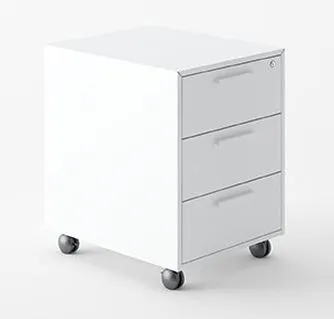 Bloco de Gavetas 438x530x585 mm 3 Gavetas com Rodas - Better