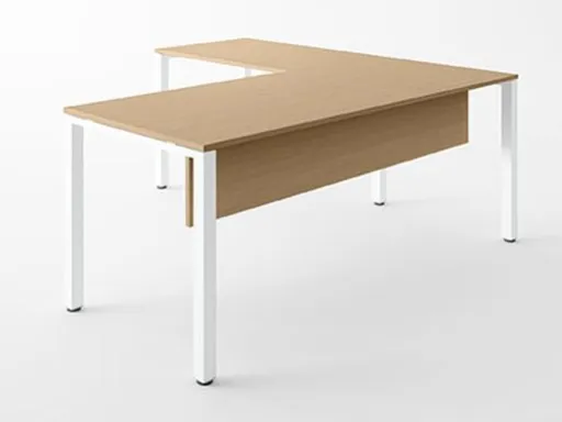 Secretária Escritório 1800x650x740mm com Alonga Better