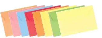 Envelopes C6 Laranja 114x162mm 120 Grs Maço de 20 Un.