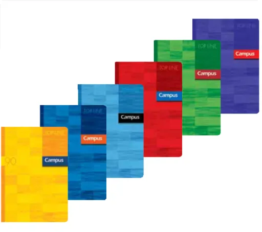 Caderno Quadriculado A5+ Capa Flexível 90g - Campus
