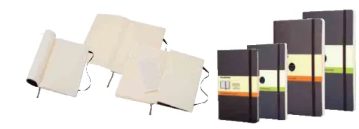Bloco de Notas Capa Mole com Elástico A6 – Moleskine