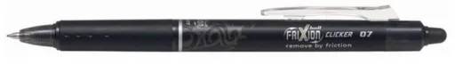 Esferográficas Pilot Frixion Clicker Preto Blister 2 Uni.