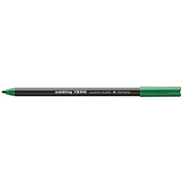 Marcadores Ponta de Fibra Redonda Edding 1300 Verde – Edding