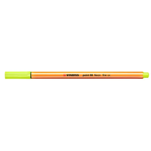 Marcador Stabilo Point 88 Amarelo Néon 024 – Stabilo
