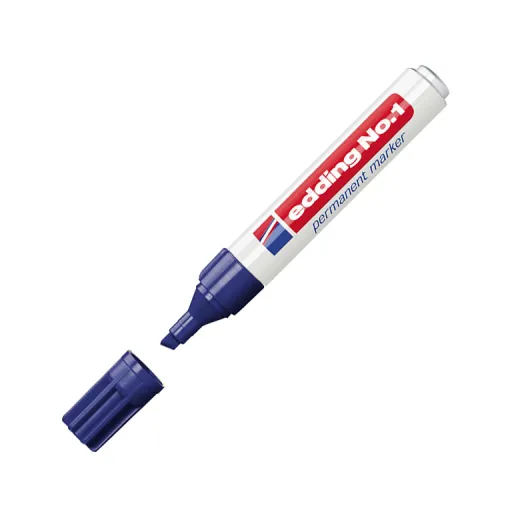 Marcador Permanente Edding Nº1 Azul - Edding