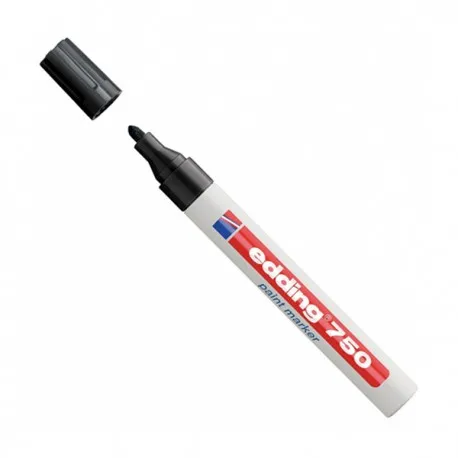 Marcador Permanente Edding 750 Preto - Edding