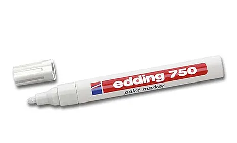 Marcador Permanente Edding 750 Branco - Edding