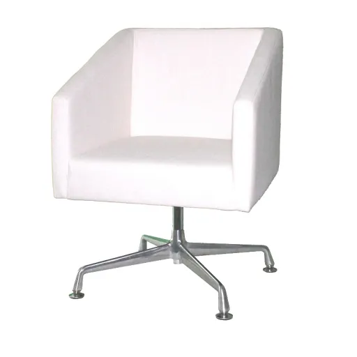 Poltrona Rotativa Branco - Asperg