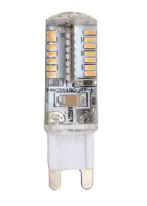 Lâmpadas LED Silicone, G9, 200lm, 4100K, 2.4W, 360º