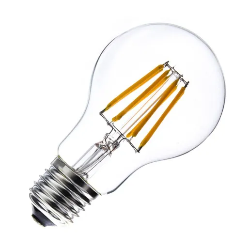Lâmpadas LED Filamento A60, E27, 650lm, 2700K, 6W, 360º