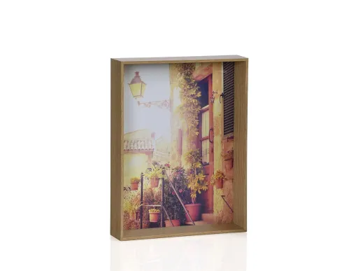Moldura Andrea House Madeira Natural 13x18 cm